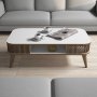 HANAH HOME Sto za dnevnu sobu Eylul White - slika 3