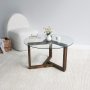 HANAH HOME Sto za dnevnu sobu Miro Walnut - slika 4