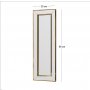 HANAH HOME Ogledalo Carlos Gold - slika 5