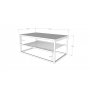 HANAH HOME Sto za dnevnu sobu Asude Black - slika 3
