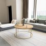 HANAH HOME Sto za dnevnu sobu Lapen Gold - slika 2