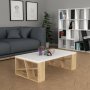 HANAH HOME Sto za dnevnu sobu Honey White Oak - slika 2