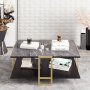 HANAH HOME Sto za dnevnu sobu Polka Black - slika 3