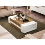 HANAH HOME Sto za dnevnu sobu Nora White Walnut - slika 3