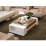 HANAH HOME Sto za dnevnu sobu Nora White Walnut - slika 2