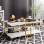 HANAH HOME Sto za dnevnu sobu Polka White - slika 2