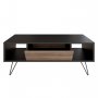 HANAH HOME Sto za dnevnu sobu Mistico Black Walnut - slika 1
