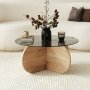 HANAH HOME Sto za dnevnu sobu Bubble Sapphire Oak Fume - slika 2