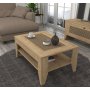 HANAH HOME Sto za dnevnu sobu Madura Oak - slika 2
