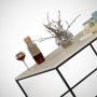 HANAH HOME Sto za dnevnu sobu Poly Oak - slika 3