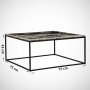 HANAH HOME Sto za dnevnu sobu Poly Oak - slika 5