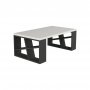 HANAH HOME Sto za dnevnu sobu Honey White Anthracite - slika 1