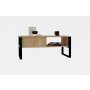 HANAH HOME Sto za dnevnu sobu Devon Orta Sapphire Oak - slika 1
