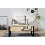 HANAH HOME Sto za dnevnu sobu Devon Orta Sapphire Oak - slika 2