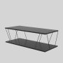 HANAH HOME Sto za dnevnu sobu Labranda Anthracite - slika 1