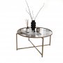 HANAH HOME Sto za dnevnu sobu Gold Sun S404F Gold Fume - slika 1