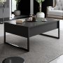 HANAH HOME Sto za dnevnu sobu Luxe Anthracite Black - slika 2