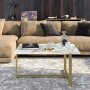 HANAH HOME Sto za dnevnu sobu Merideths Gold - slika 3