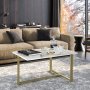 HANAH HOME Sto za dnevnu sobu Merideths Gold - slika 2
