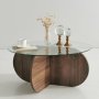 HANAH HOME Sto za dnevnu sobu Bubble Walnut - slika 4