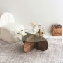 HANAH HOME Sto za dnevnu sobu Bubble Walnut - slika 2