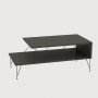HANAH HOME Sto za dnevnu sobu Loire Anthracite - slika 1