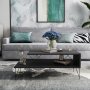 HANAH HOME Sto za dnevnu sobu Loire Anthracite - slika 2
