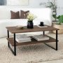 HANAH HOME Sto za dnevnu sobu Neta Walnut - slika 3