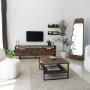 HANAH HOME Sto za dnevnu sobu Neta Walnut - slika 4