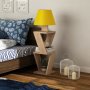 HANAH HOME Podna lampa Kozena Oak Yellow - slika 1