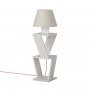 HANAH HOME Podna lampa Kozena White - slika 2
