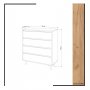 HANAH HOME Komoda Suvera - slika 5