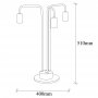 OPVIQ Stona lampa Mum 3522 - slika 5