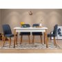 HANAH HOME Trpezarijski sto Costa Masa Atlantic White - slika 2