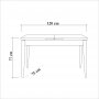 HANAH HOME Trpezarijski sto Costa Masa Atlantic White - slika 4