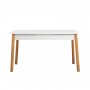 HANAH HOME Trpezarijski sto Costa Masa Atlantic White - slika 1