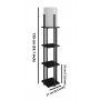 OPVIQ Podna lampa Nora Black - slika 3