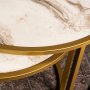 HANAH HOME Sto za dnevnu sobu Tambur Gold (2 dela) - slika 1