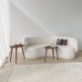 HANAH HOME Sto za dnevnu sobu Sweet Walnut (2 dela) - slika 4