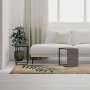 HANAH HOME Sto za dnevnu sobu Zigosh Retro Grey (2 dela) - slika 2
