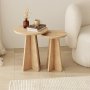 HANAH HOME Sto za dnevnu sobu Mushroom Sapphire Oak (2 dela) - slika 1