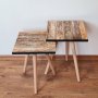 HANAH HOME Pomoćni stočić 2SHP121 Brown (2 dela) - slika 1