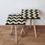 HANAH HOME Pomoćni stočić 2SHP130 White (2 dela) - slika 1