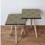 HANAH HOME Pomoćni stočić 2SHP135 Grey (2 dela) - slika 1