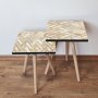 HANAH HOME Pomoćni stočić 2SHP138 Grey (2 komada) - slika 1