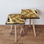 HANAH HOME Pomoćni stočić 2SHP142 Gold - slika 1