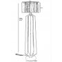 OPVIQ Podna lampa Alba 534LUN4165 - slika 3