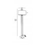 OPVIQ Podna lampa Elips Gold 846STL3557 - slika 3