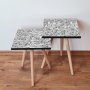 HANAH HOME Pomoćni stočić 2SHP229 White - slika 1