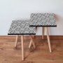 HANAH HOME Pomoćni stočić 2SHP222 Black - slika 1